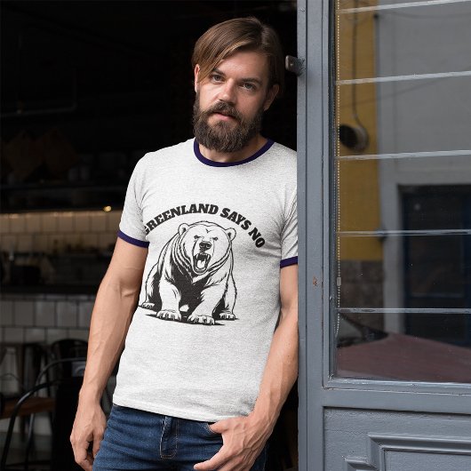 グリーンランドはノーと言う Tシャツ