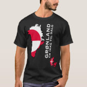 グリーンランドは売り物ではない M Tシャツ (正面)