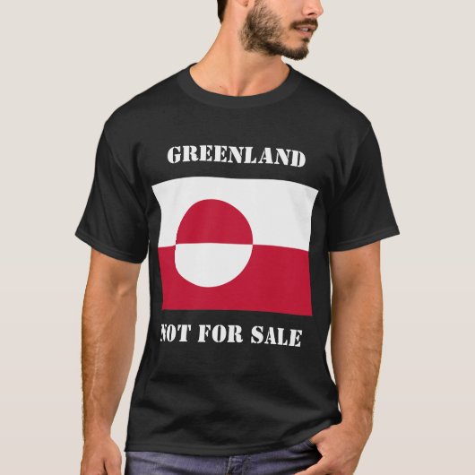 グリーンランドは売り物ではない Tシャツ (正面)