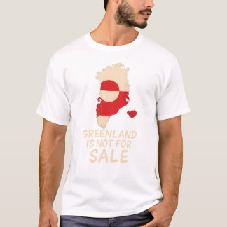 グリーンランドは売り物ではない Tシャツ