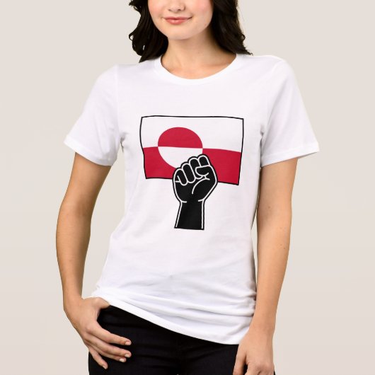 グリーンランドは売り物ではない Tシャツ | 政治的なメッセージ (正面)