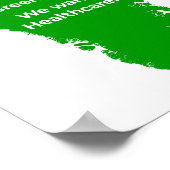 グリーンランドは欲しくない。医療が欲しい！ ポスター (角)