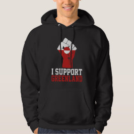 グリーンランドをサポート誇りを持った- Greenlanders パーカ
