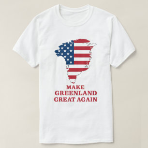 グリーンランドを再び偉大な国に Trump グリーンランド USA Tシャツ