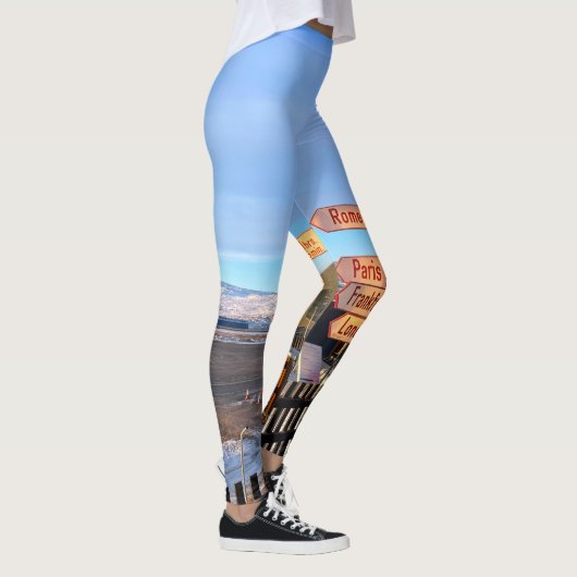 グリーンランドカンガルスサックエアポートデスティネーションポスト レギンス (右)