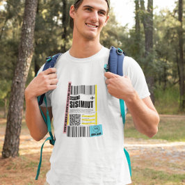 グリーンランドシシミウツアークティックトラベルバッグラベル Tシャツ