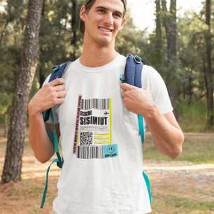 グリーンランドシシミウツアークティックトラベルバッグラベル Tシャツ