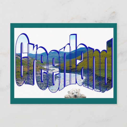 グリーンランドトップ・オブ・ザ・ワールド ポストカード (正面)