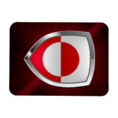 グリーンランドメトタリックの紋章 マグネット (横)