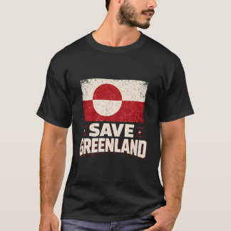 グリーンランド主権保存旗 非売品 グリーン Tシャツ