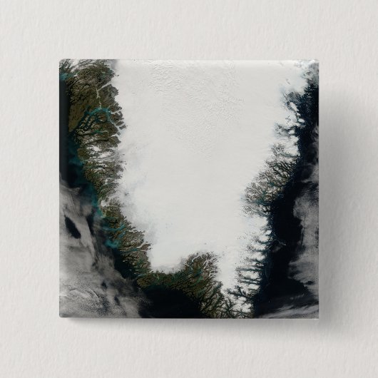 グリーンランド南部 缶バッジ (正面)