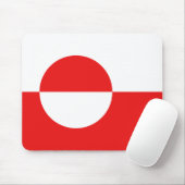 グリーンランド国旗のマウスパッド マウスパッド (マウス)