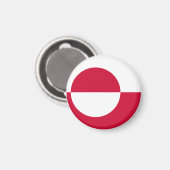 グリーンランド国旗の磁石 マグネット (正面/裏面)