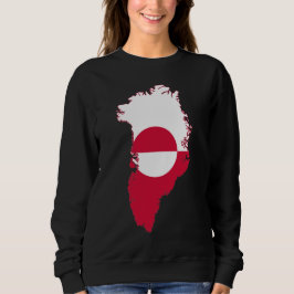 グリーンランド国旗カントリー柄Tシャツ・パーカー スウェットシャツ