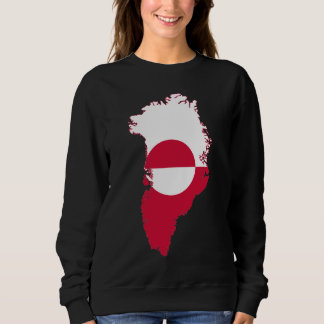 グリーンランド国旗カントリー柄Tシャツ・パーカー スウェットシャツ