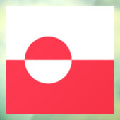 グリーンランド国旗 ウィンドウサイン (シート3)