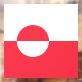 グリーンランド国旗 ウィンドウサイン (シート2)