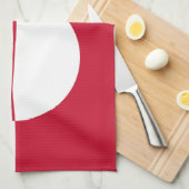 グリーンランド国旗 キッチンタオル (四つ折り)