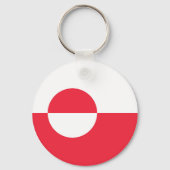 グリーンランド国旗 キーホルダー (正面)