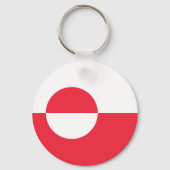 グリーンランド国旗 キーホルダー (裏面)