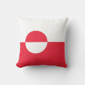 グリーンランド国旗 クッション (正面)