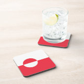 グリーンランド国旗 コースター (右側)