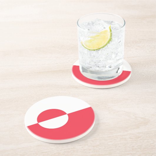 グリーンランド国旗 コースター (側面)