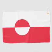 グリーンランド国旗 ゴルフタオル (横)