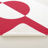 グリーンランド国旗 シェルパブランケット (3/4)