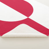 グリーンランド国旗 シェルパブランケット (3/4)