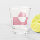 グリーンランド国旗 ショットグラス (裏面)