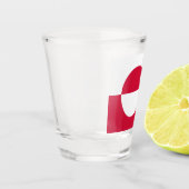 グリーンランド国旗 ショットグラス (左)