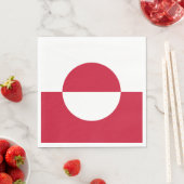 グリーンランド国旗 スタンダードランチョンナプキン (インサイチュ)