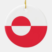 グリーンランド国旗 セラミックオーナメント (裏面)