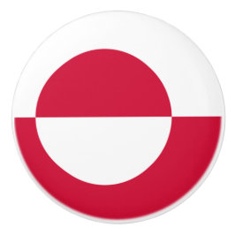 グリーンランド国旗 セラミックノブ