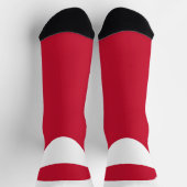 グリーンランド国旗 ソックス (上部)