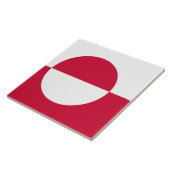 グリーンランド国旗 タイル (側面)