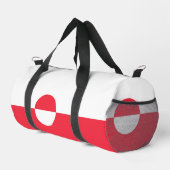 グリーンランド国旗 ダッフルバッグ (右コーナー)