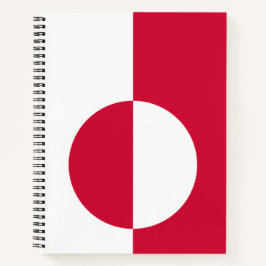 グリーンランド国旗 ノートブック