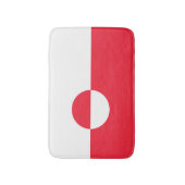 グリーンランド国旗 バスマット (正面縦)