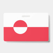グリーンランド国旗 バッジ (裏面)