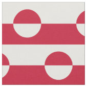 グリーンランド国旗 ファブリック (クローズアップ)