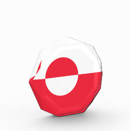 グリーンランド国旗 フォトブロック