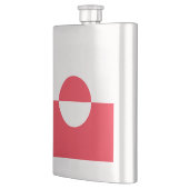 グリーンランド国旗 フラスク (左)