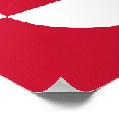 グリーンランド国旗 ポスター (角)