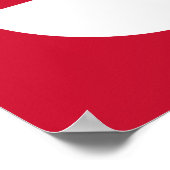 グリーンランド国旗 ポスター (角)