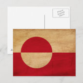 グリーンランド国旗 ポストカード (正面/裏面)