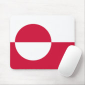 グリーンランド国旗 マウスパッド (マウス)