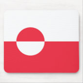グリーンランド国旗 マウスパッド (正面)