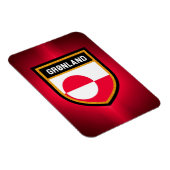 グリーンランド国旗 マグネット (右側)